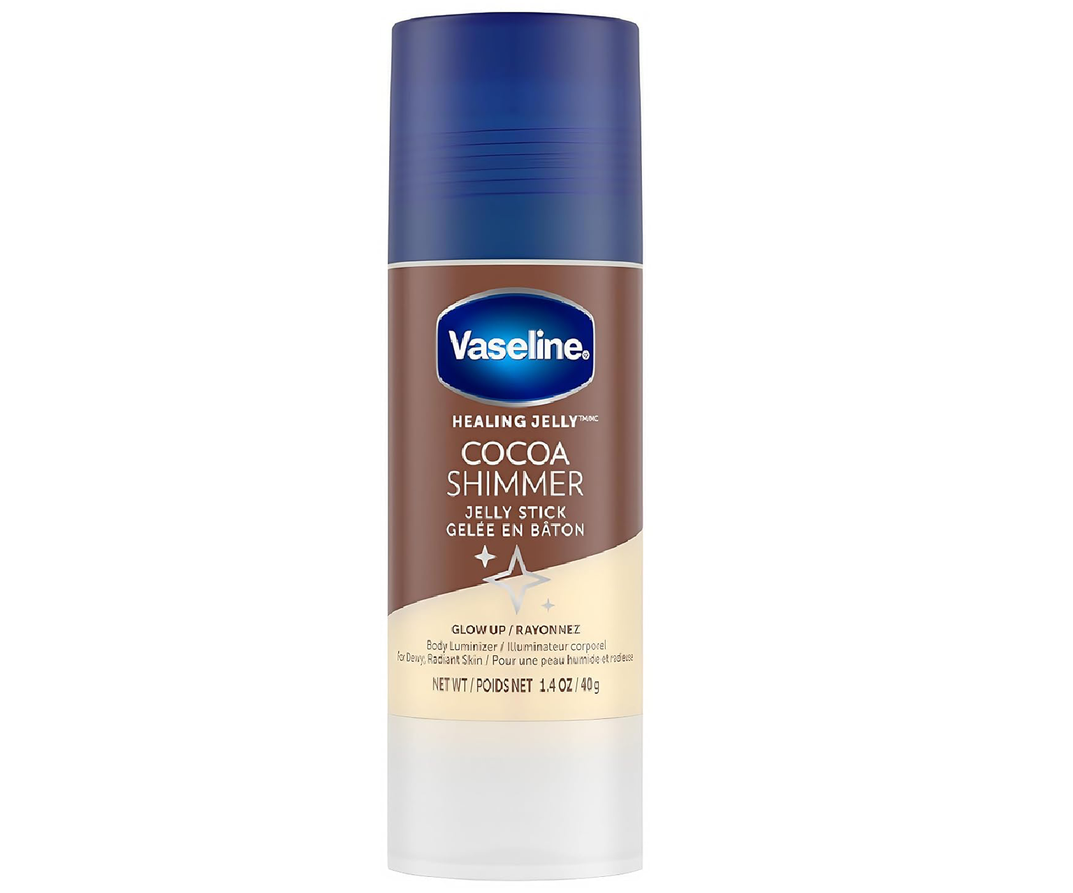 Vaseline, Cocoa Shimmer, rozświetlający balsam do ciała w sztyfcie