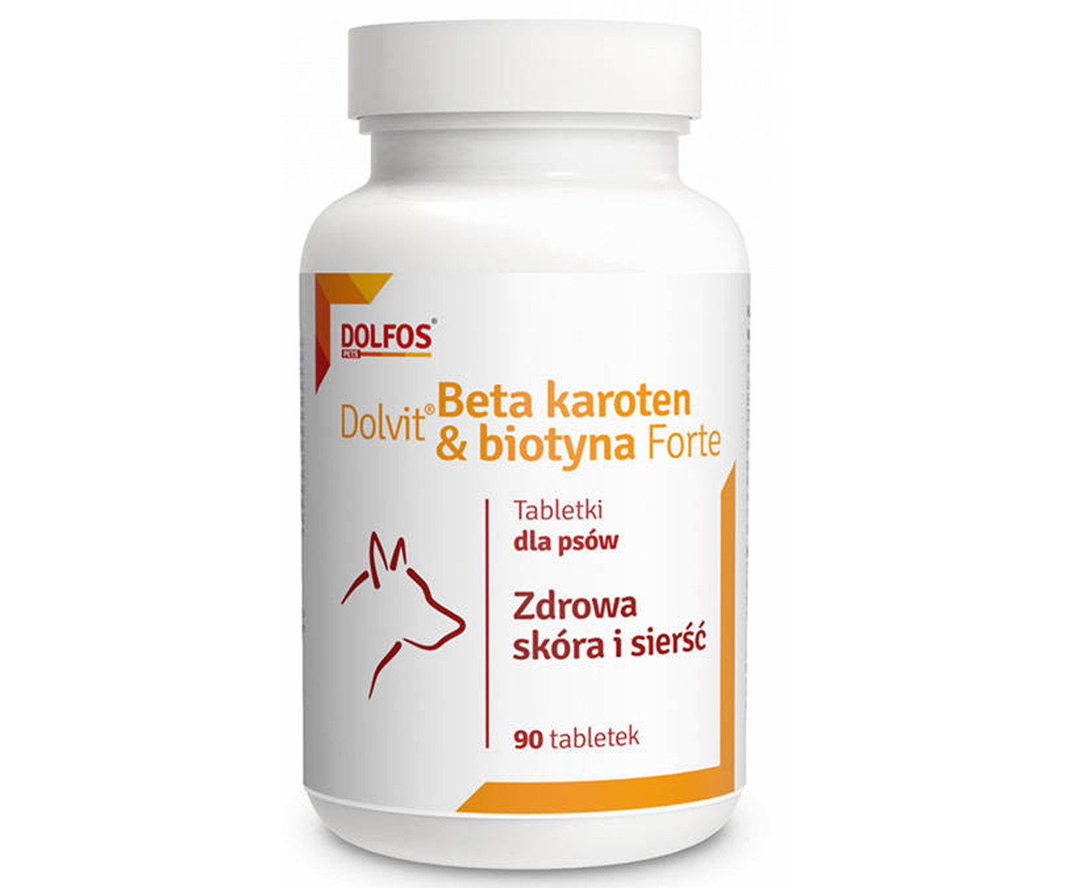 Dolfos Dolvit, Beta Karoten & Biotyna Forte Zdrowa skóra i sierść dla psa