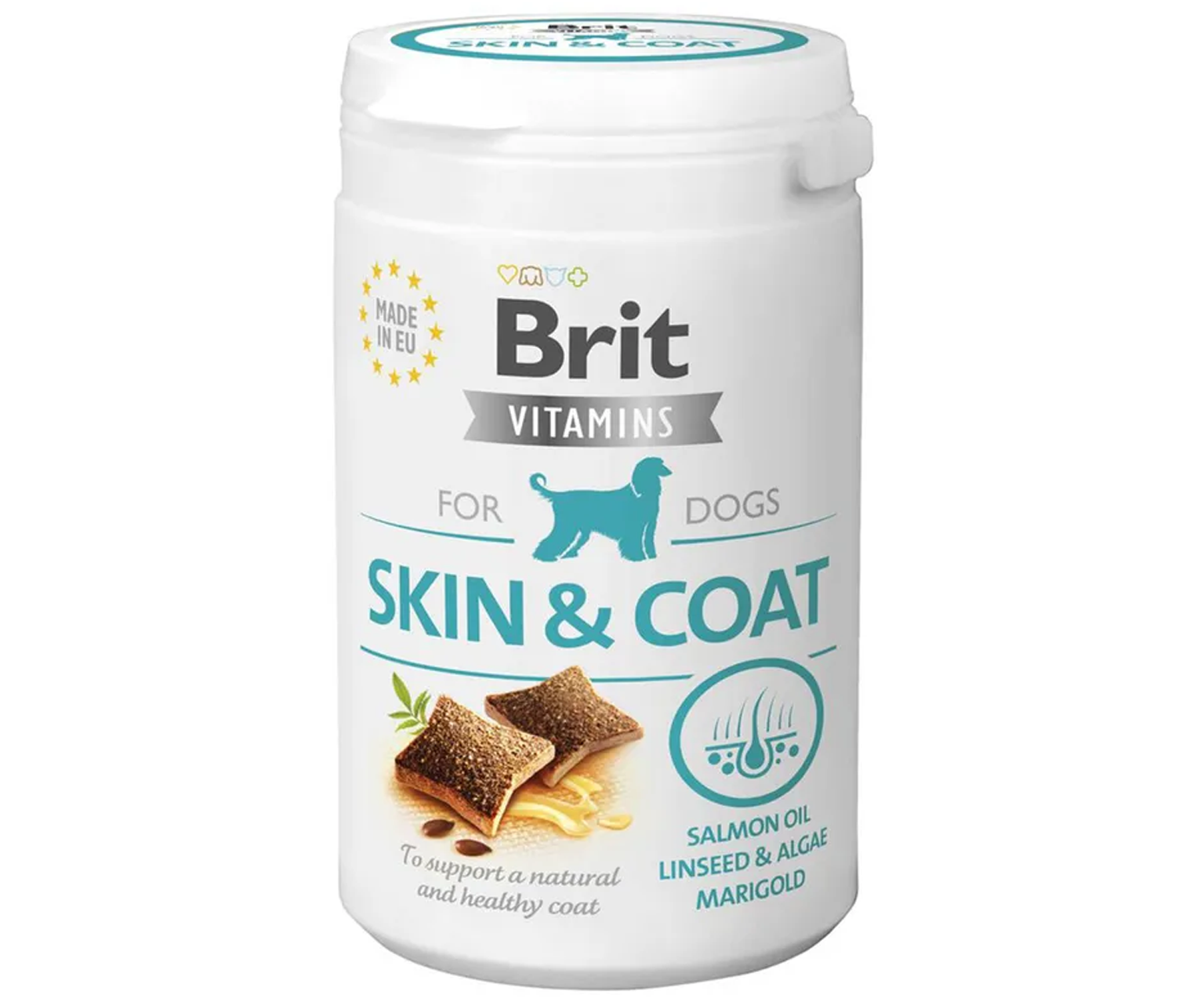 Brit Vitamins Skin & Coat, Uzupełniająca karma dla psów na sierść i skórę