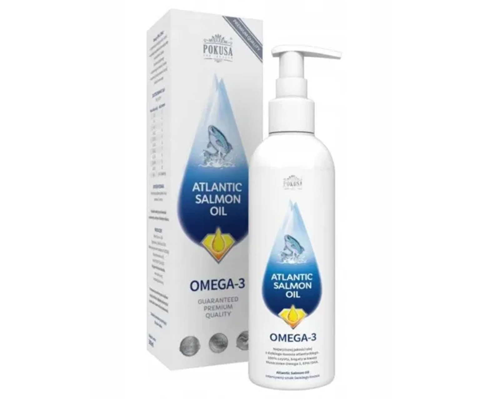 Pokusa Atlantic Salmon Oil, Olej z łososia dla psów