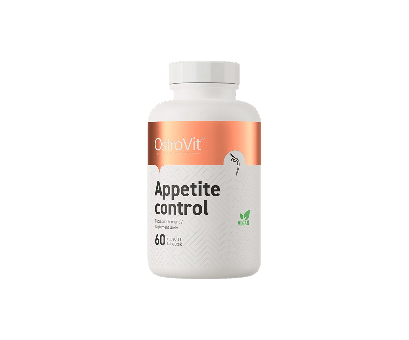 OstroVit, Appetite Control, suplement diety na kontrolę cukru GLP-1, 60 kapsuł