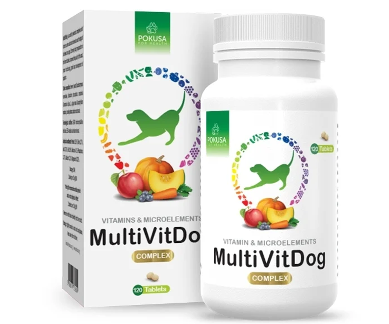 Pokusa GreenLine, MultiVit Dog, Witaminy dla psów
