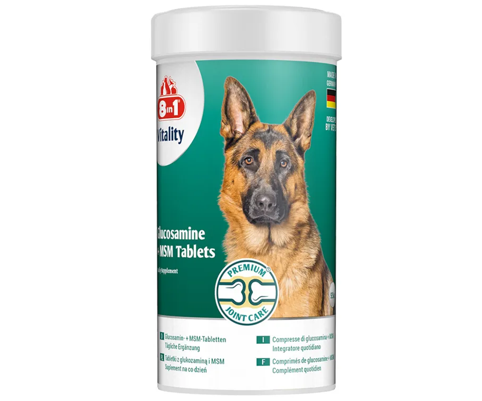 8in1 Delights Vitality Adult, Multiwitamina dla psów, Suplement dla psów