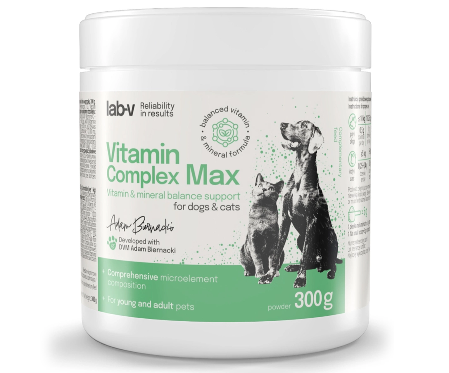 Lab-V Vitamin Complex Max, Witaminy dla psów