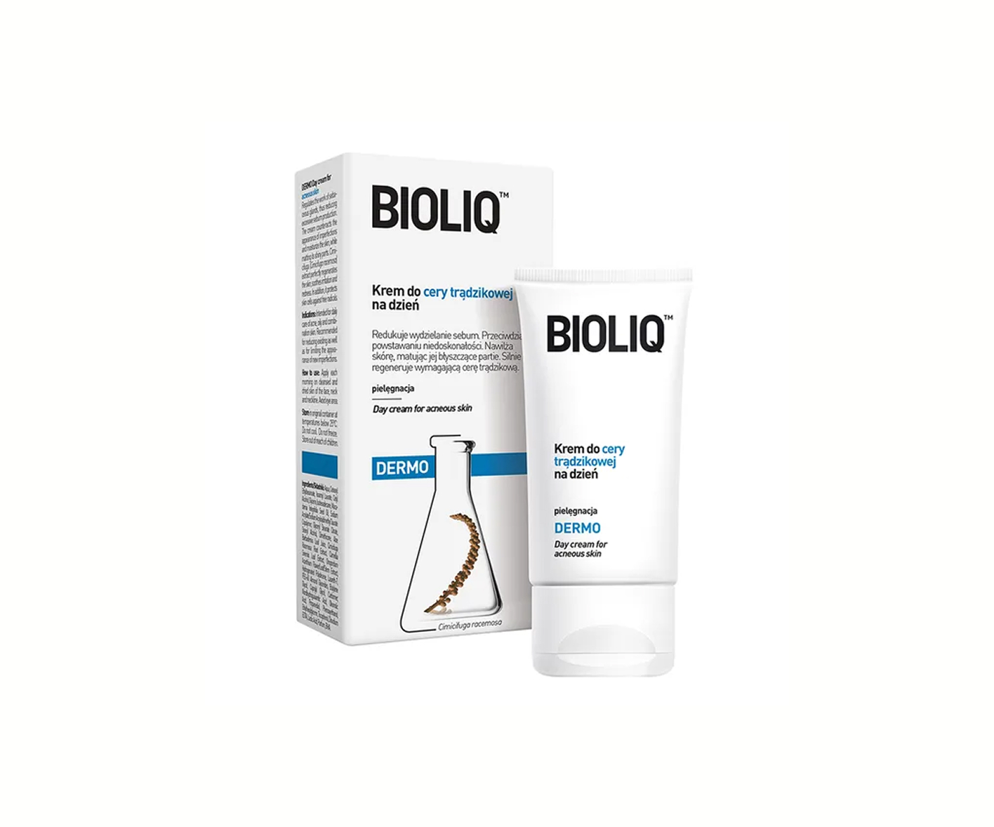 Bioliq, Dermo, krem na dzień na trądzik pospolity, 50 ml