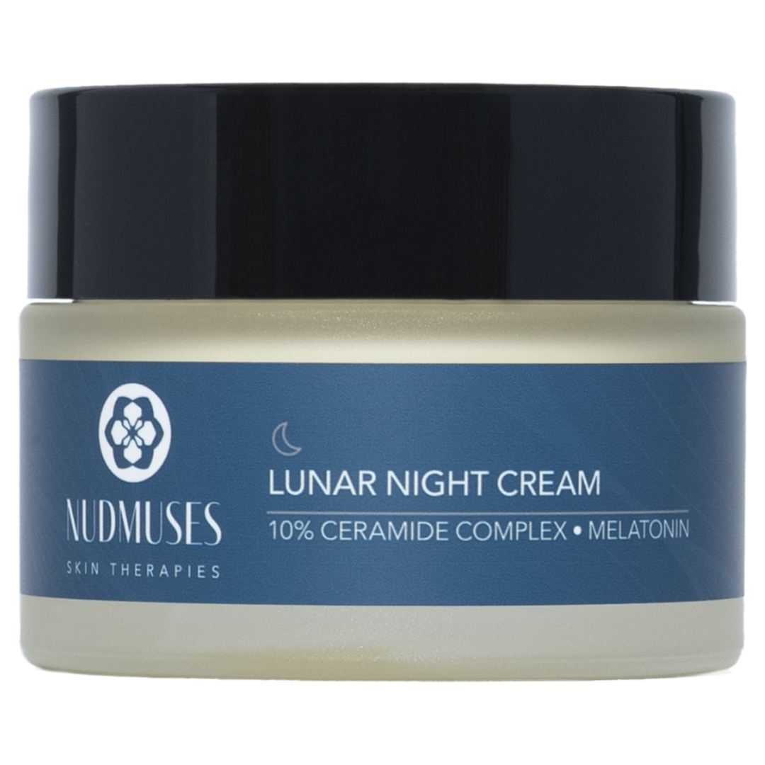 Nudmuses Lunar Night Cream, regenerujący krem z ceramidami i melatoniną na noc