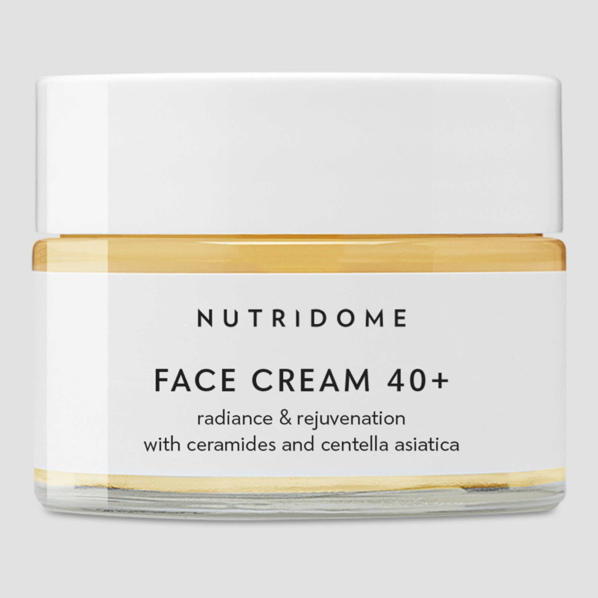 Nutridome, Krem do twarzy 40+ z ceramidami i wąkrotą azjatycką do cery suchej i dojrzałej, Krem z ceramidami