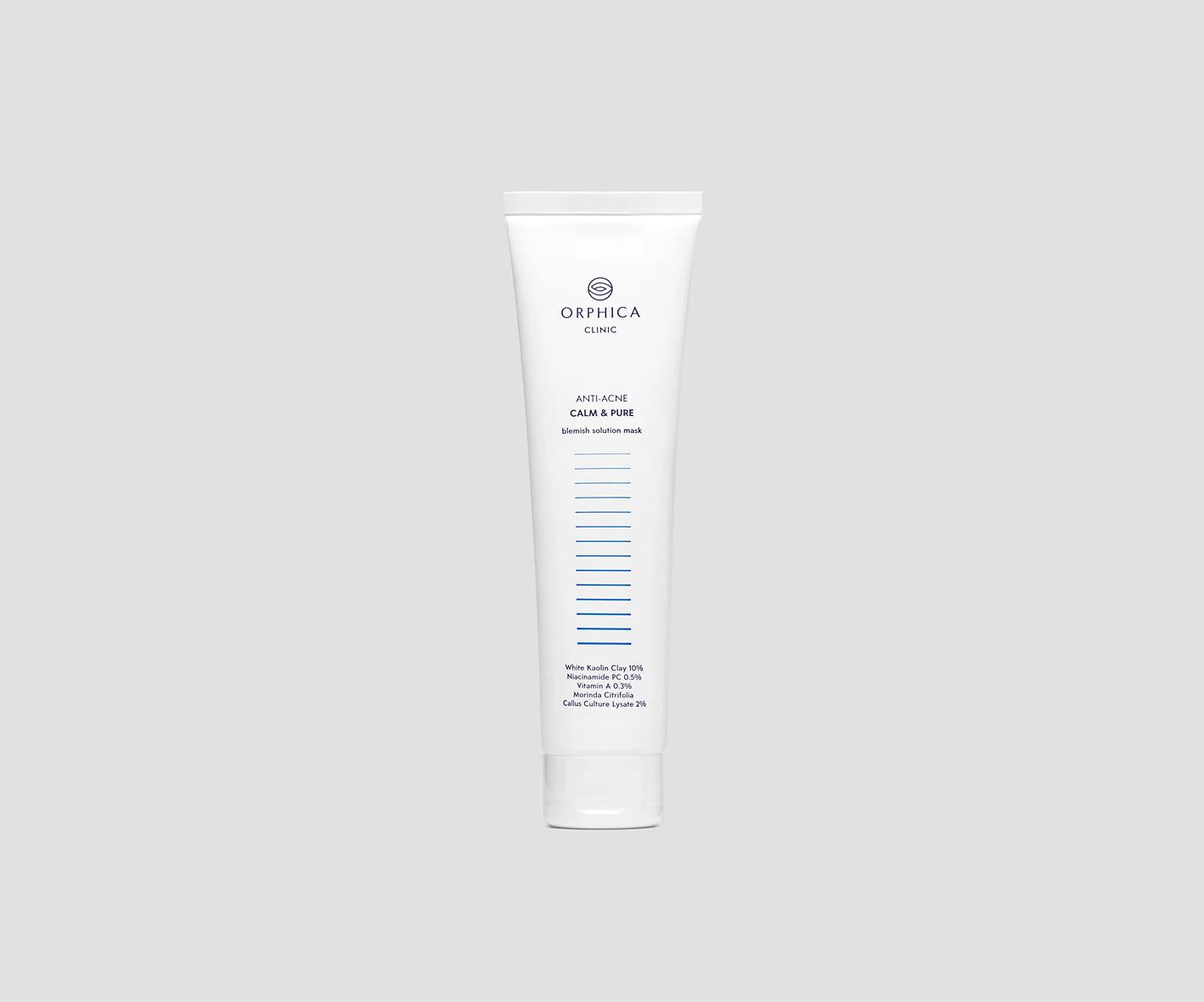Orphica, Clinic, Anti-Acne, maska oczyszczająco-regenerująca do cery trądzikowej z białą glinką, 100 ml