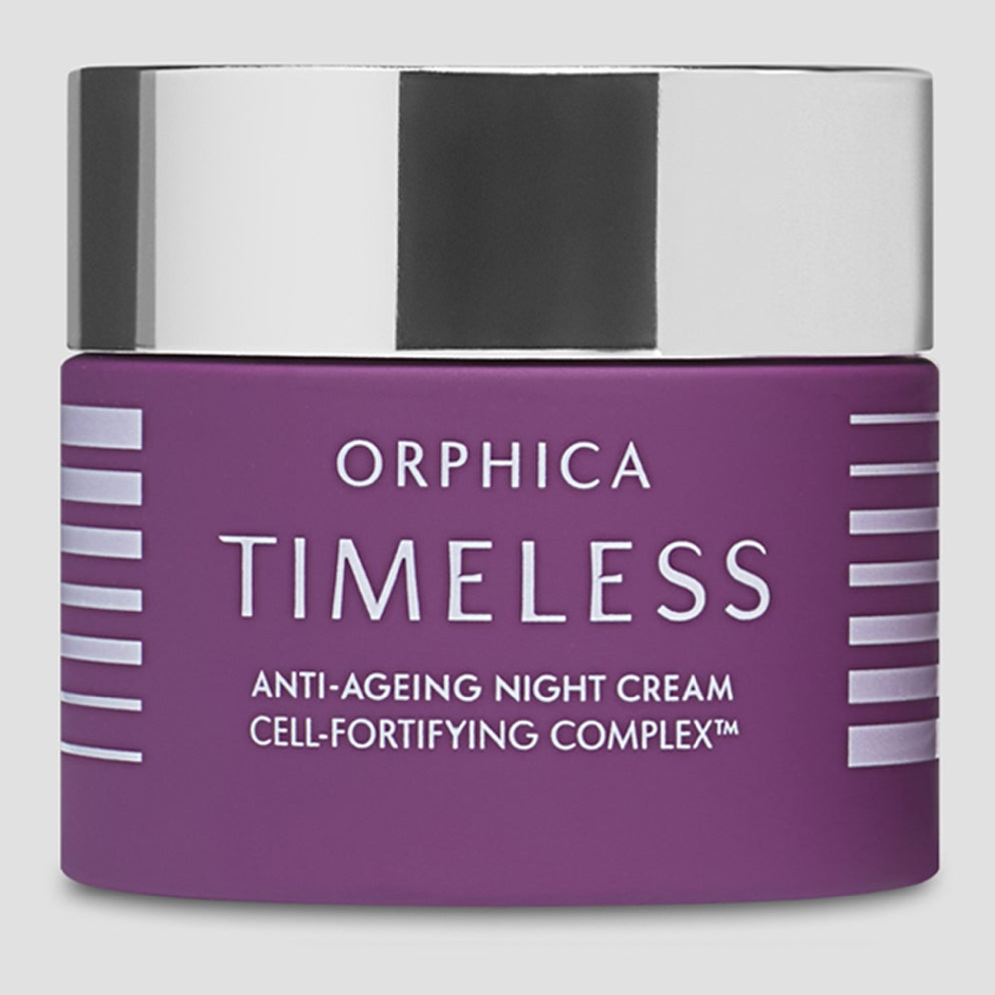 Orphica, Clinic, Timeless, Nočný hydratačný krém na tvár s ázijskou centellou a peptidmi pre pleť 40+