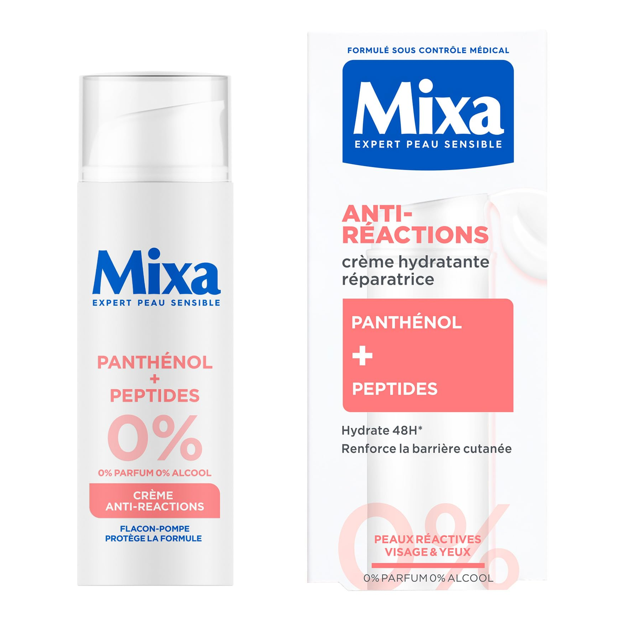 Mixa, Anti Reaction, peptidový krém na tvár