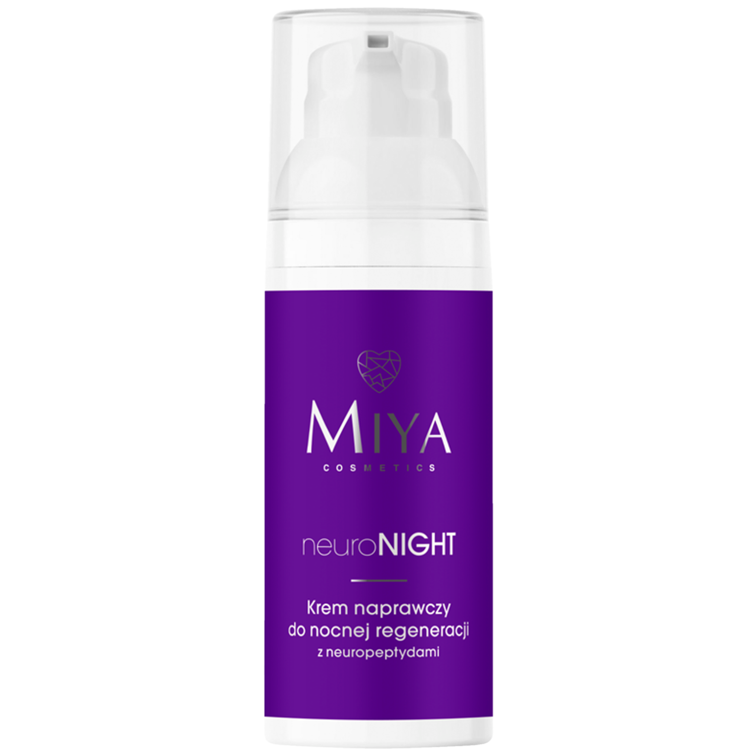 Miya Cosmetics NeuroNight, Пептиден крем за лице с невропептиди за нощно нанасяне