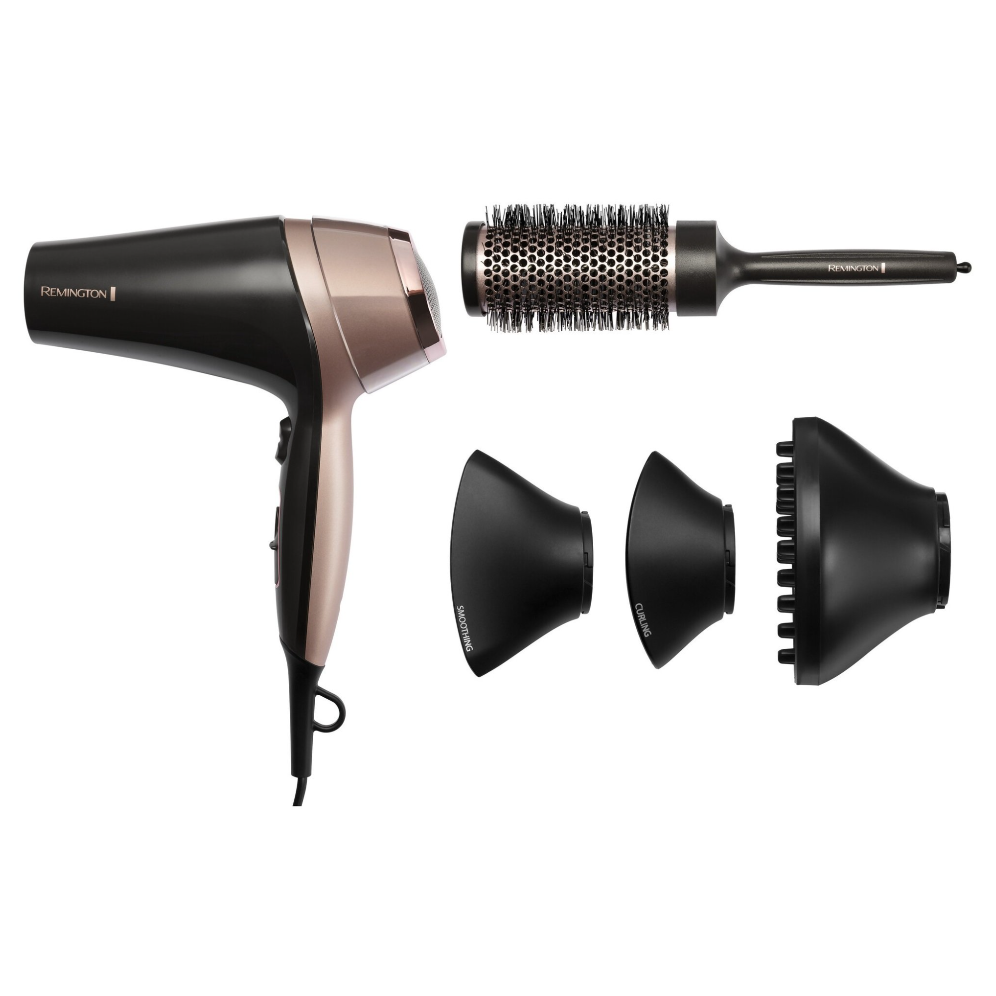 Remington, Secador para cabello rizado Curl & Straight Confidence D5706 