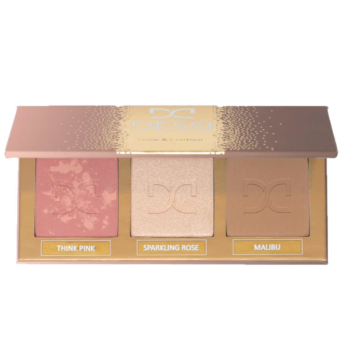 Dessi Cosmetics, Glow & Contour Heat 04, Paletka do makijażu