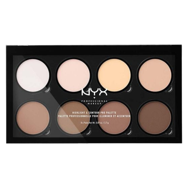 NYX Professional Makeup, Highlight & Contour Pro Palette 01, Paletka do makijażu