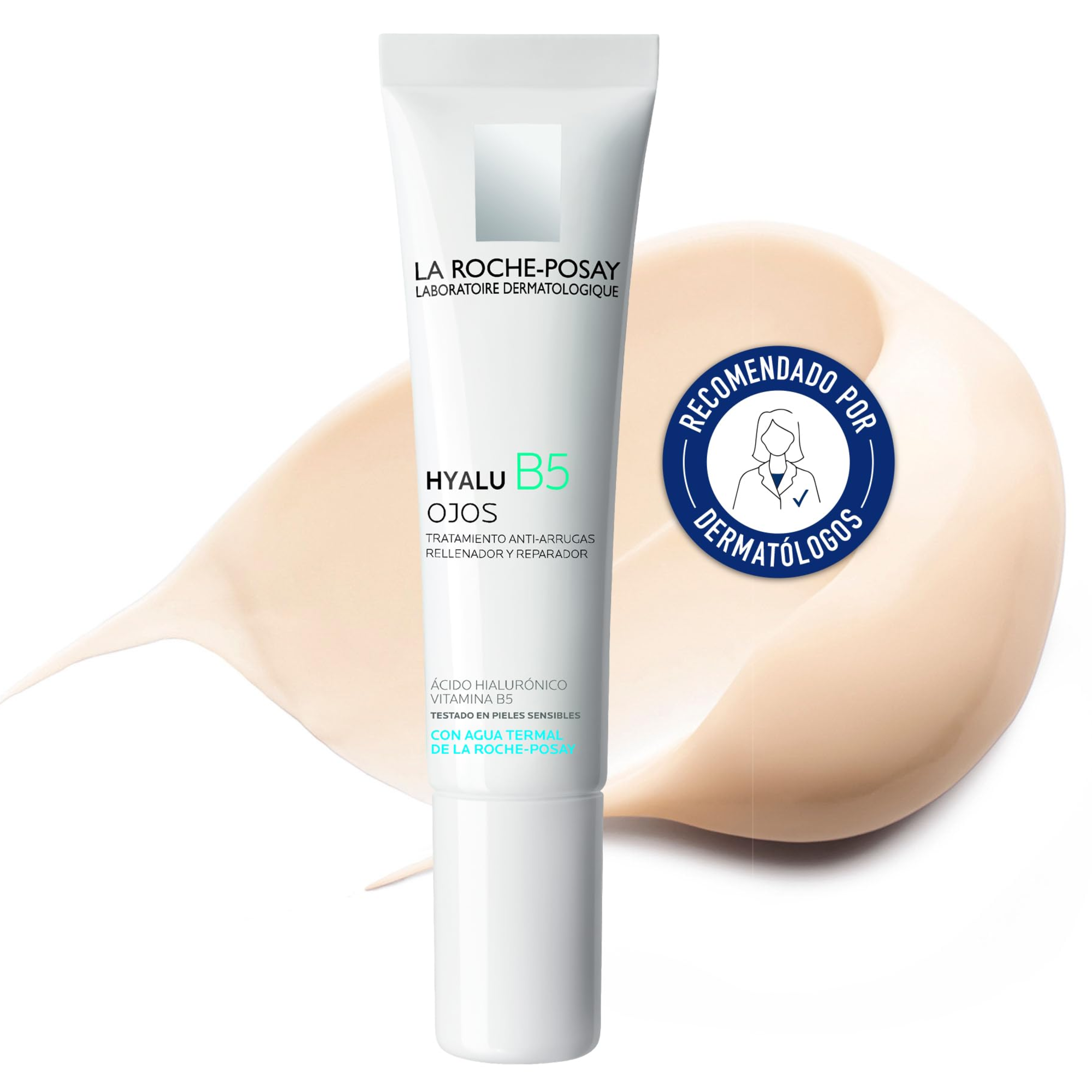 La Roche Posay, Hyalu B5 Eye Cream, wygładzający krem pod oczy z kwasem hialuronowym