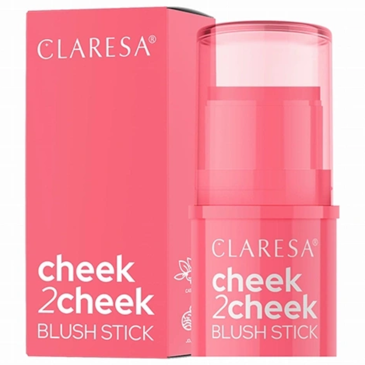 Claresa, Cheek2Cheek 02 Neon Coral, Róż w sztyfcie