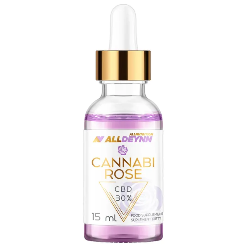 Allnutrition, ALLDEYNN Cannabirose CBD 30% 15 ml - Olejek CBD 30% na oleju MCT