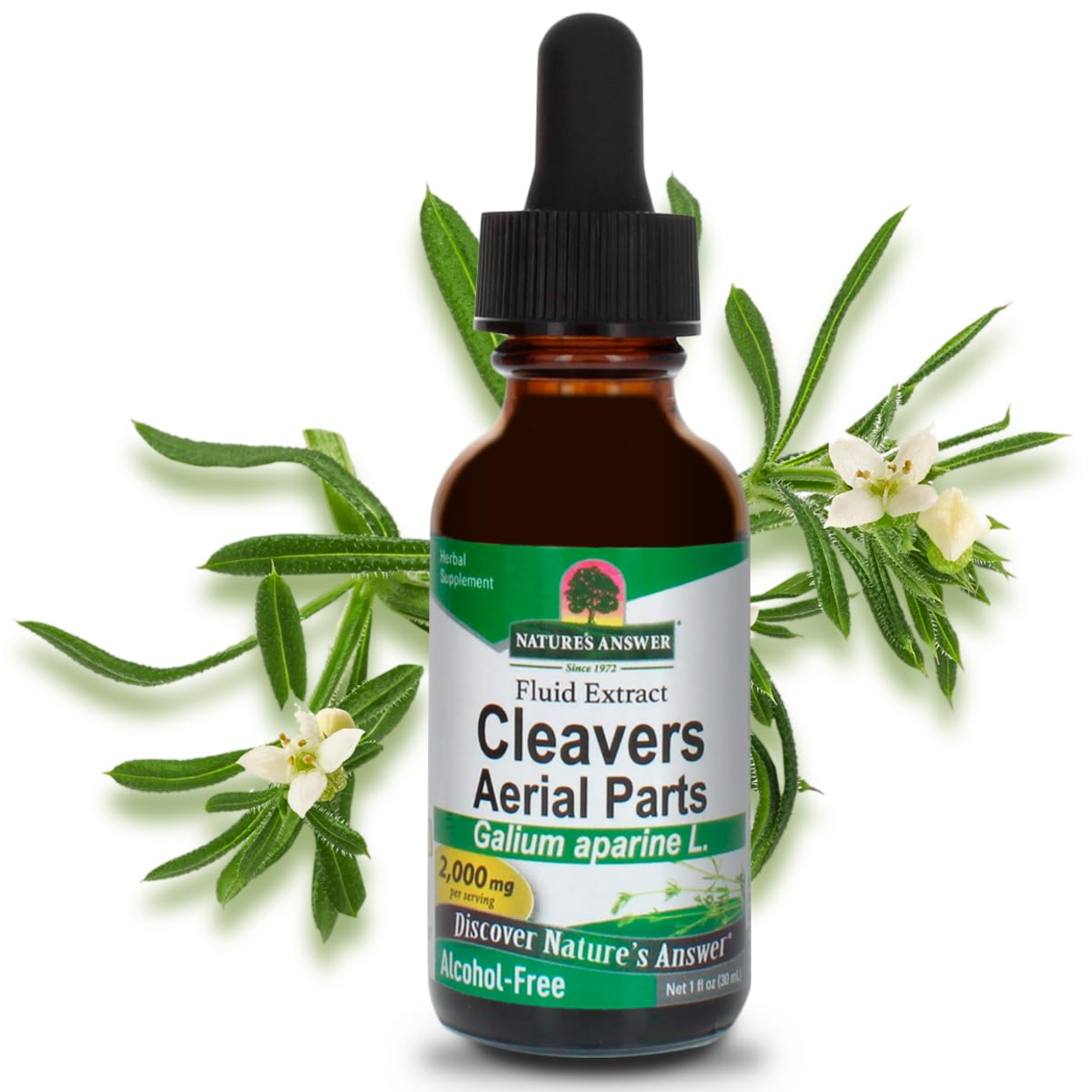 Nature's Answer, Cleavers, suplement na układ limfatyczny, 30 ml