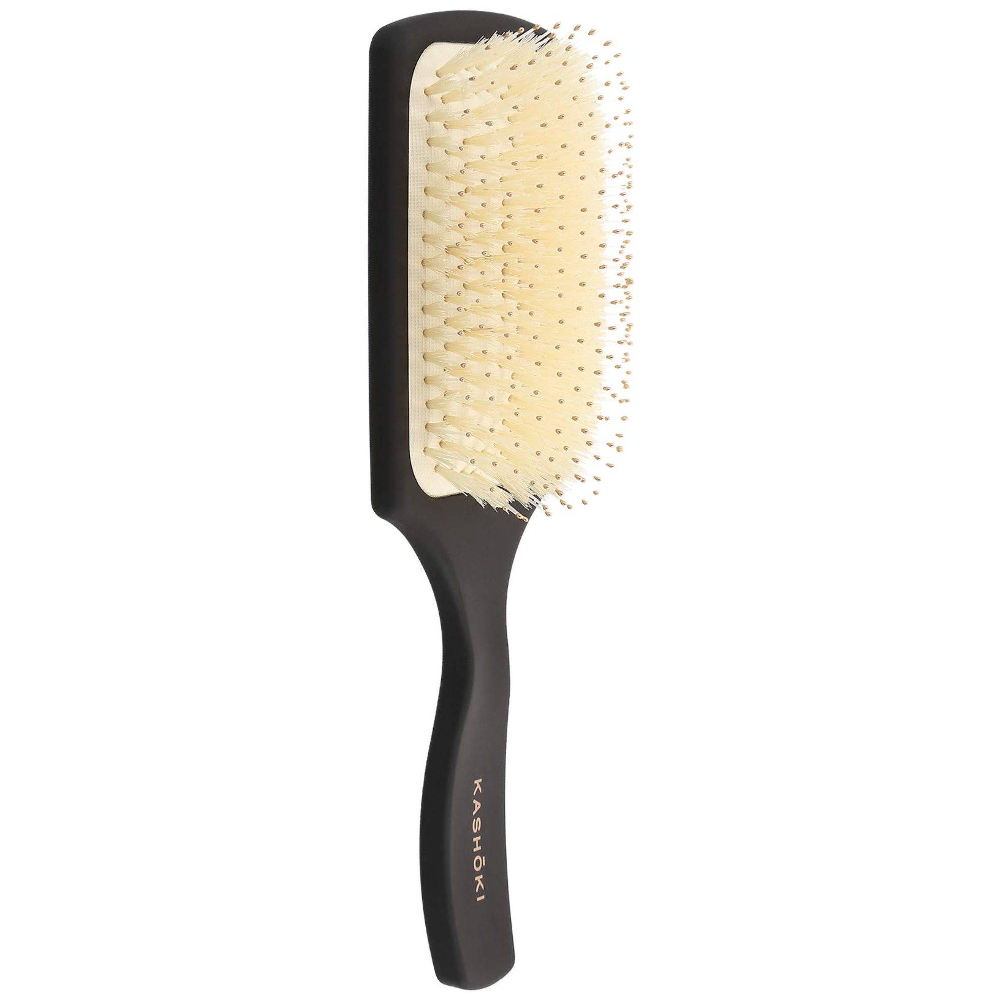 Kashoki, Smooth White Detangler, szczotka do włosów z włosiem dzika