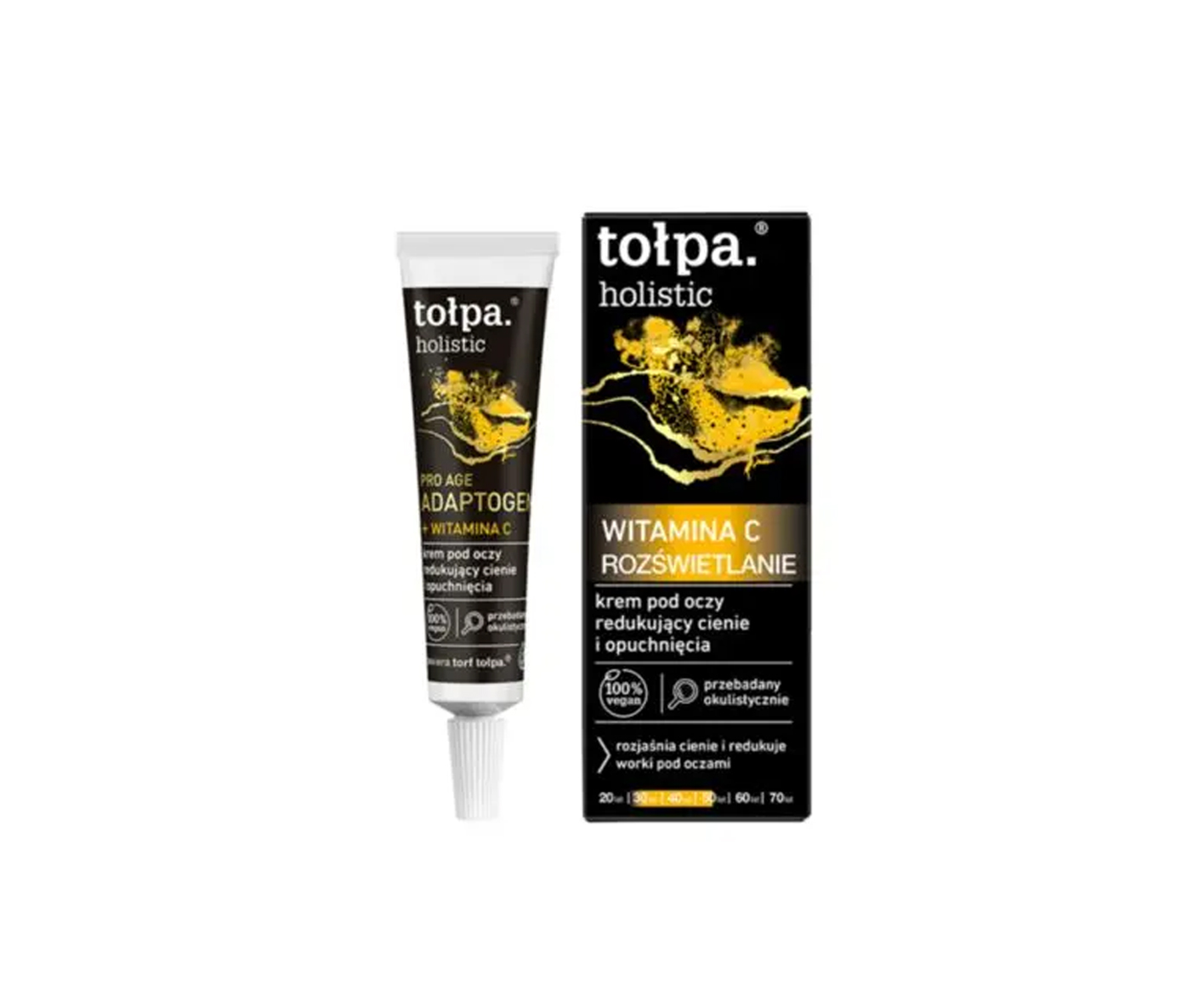 Tołpa, Holistic, Pro Age Adaptogen, Eye cream reducing dark circles and puffiness