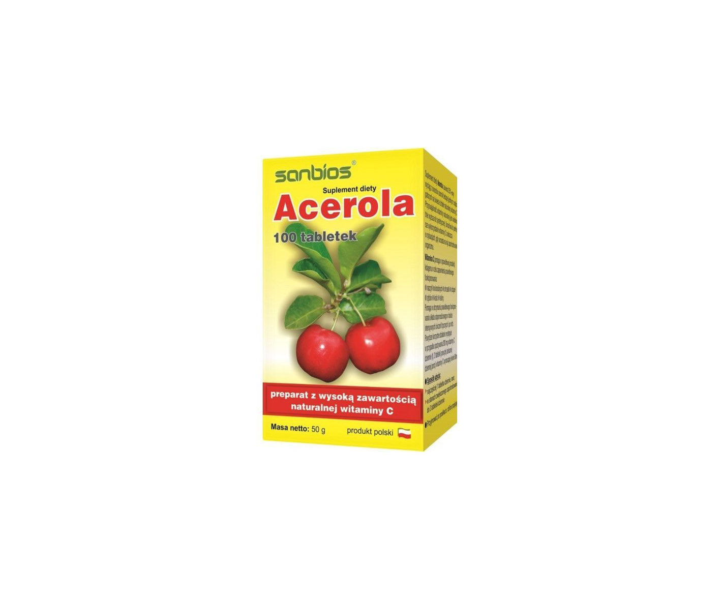 Sanbios, Acerola, suplement diety