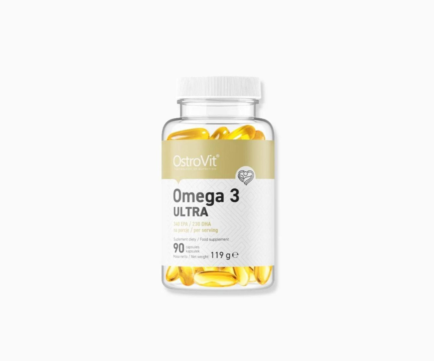 OstroVit, Omega-3 Ultra, suplement diety, 90 kapsułek