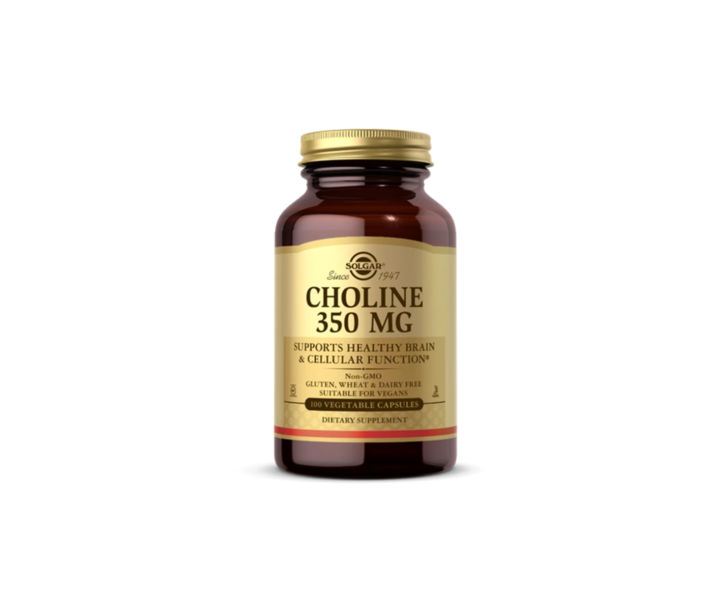 Solgar, Choline 350 mg, suplement diety