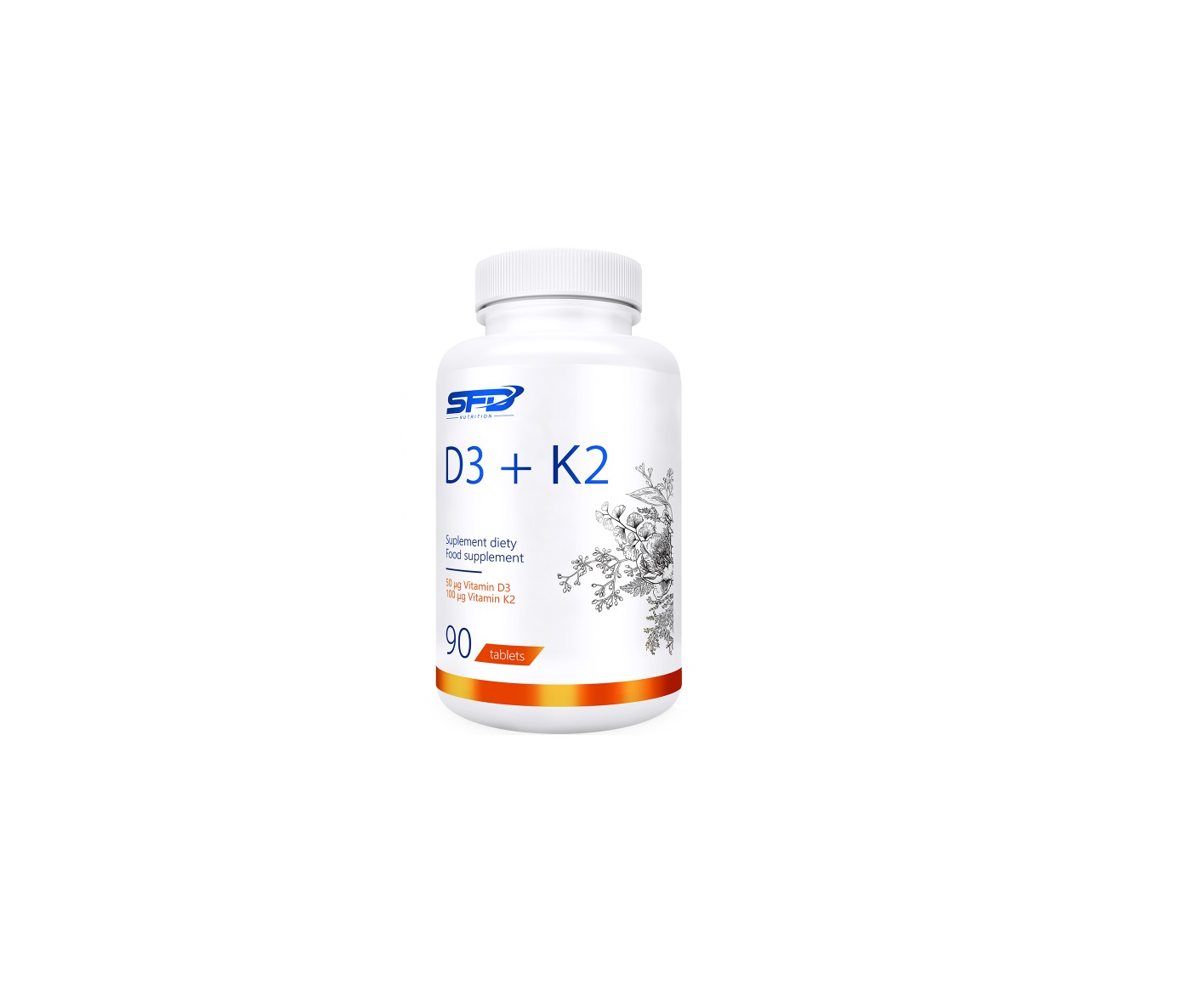 SFD Nutricion, D3 + K2, suplement diety