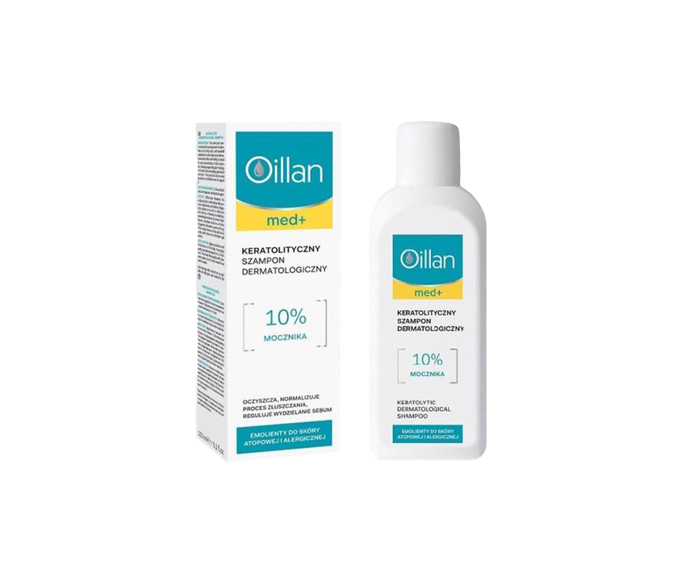 Oillan, Med+, keratoliczny szampon dermatologiczny