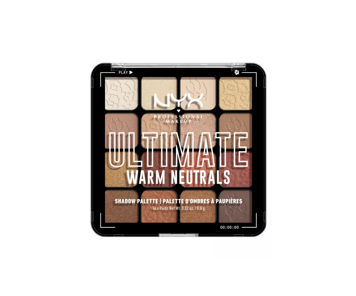 NYX Professional, Ultimate Warm Neutrals, Paleta cieni