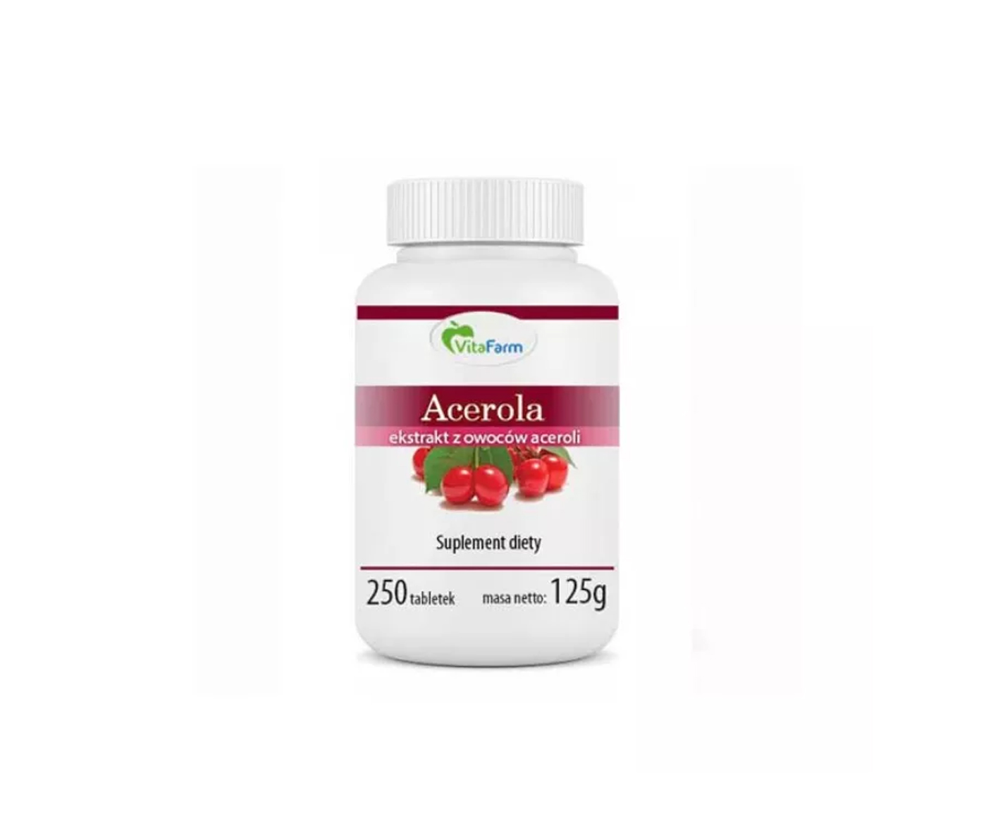 VitaFarm, Acerola, suplement diety, 250 tabletek