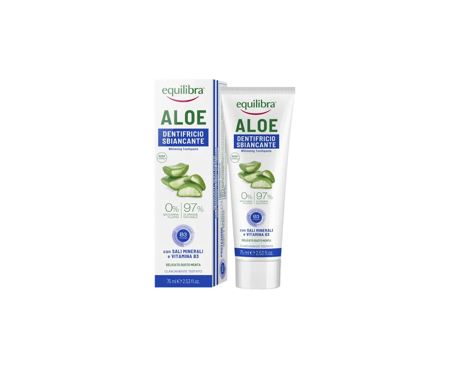 Equilibra, Aloe Gel, fogfehérítő gél fogkrém