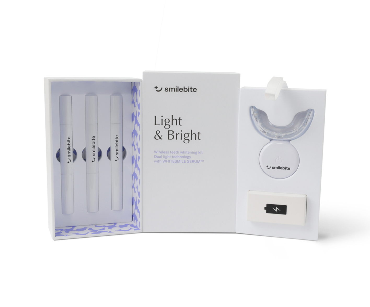 Smilebite, Light & Bright, LED Teeth Whitening Kit