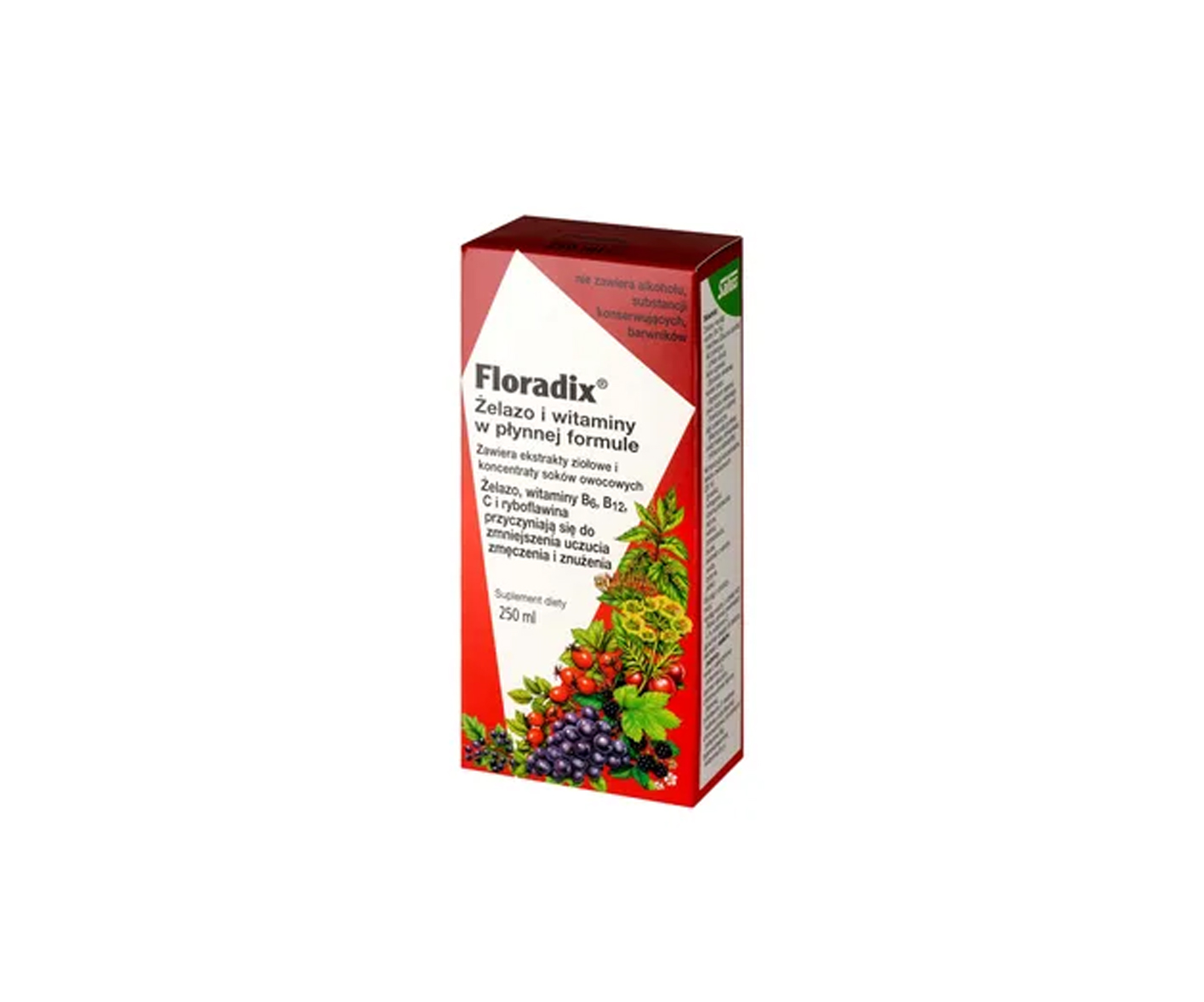 Floradix, Iron and vitamins in liquid formulation, Iron deficiency supplement