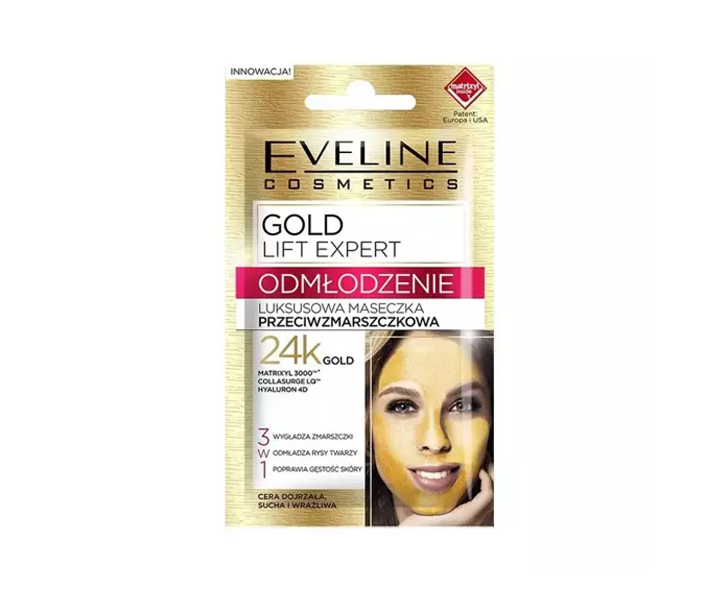 Eveline Cosmetics, Gold Lift Expert, mascarilla antiarrugas