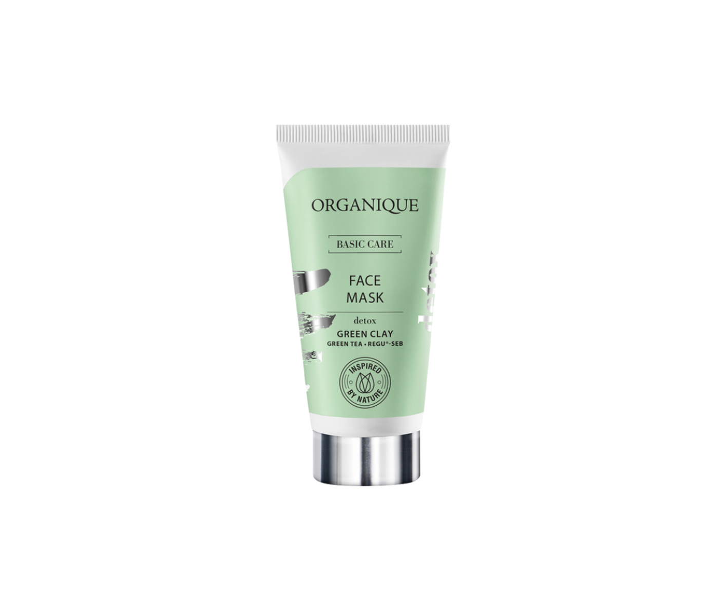 Organique, Basic Care Face Mask, Grüne Tonerde in Maskenform