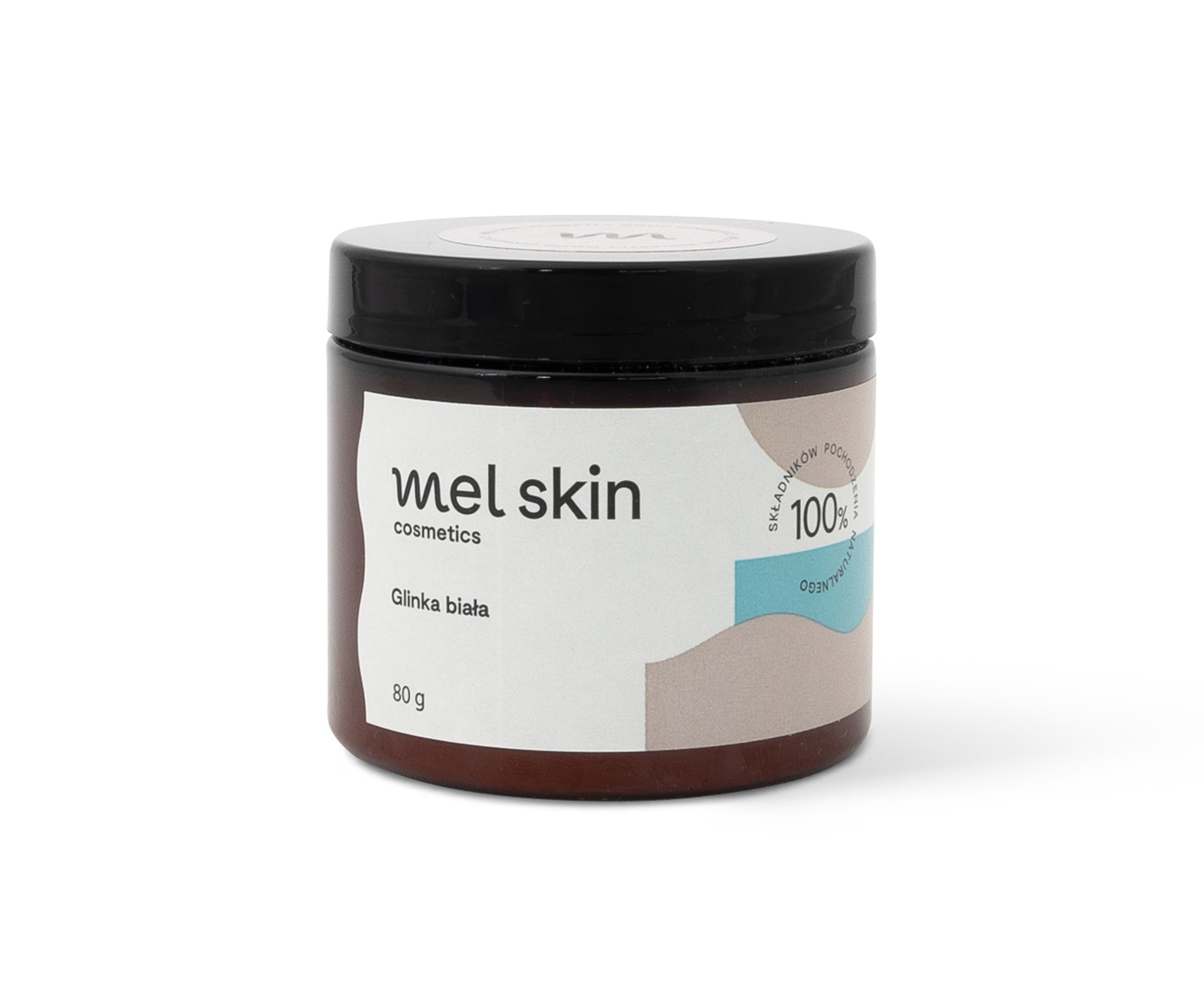 Mel Skin, White cleansing, soothing and smoothing clay for sensitive skin and hair care 