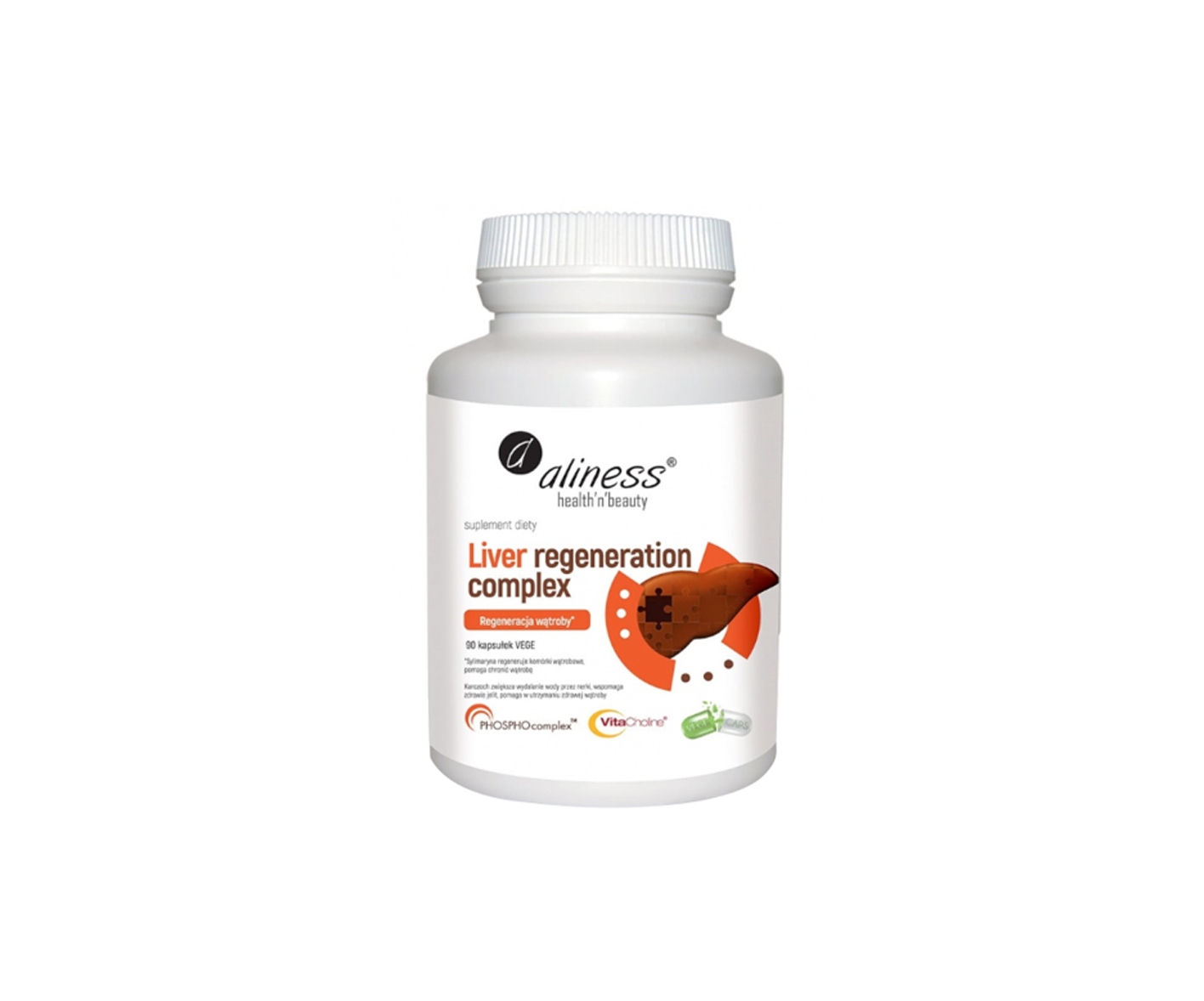 Aliness, Liver Regeneration Complex, suplemento dietético para un hígado sano