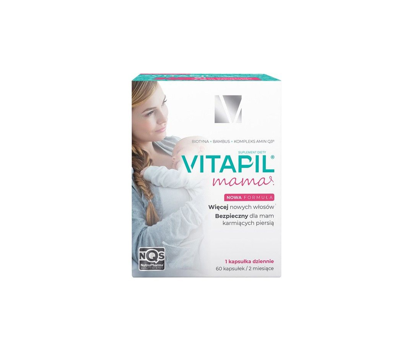 Vitapil Mama, ein Nahrungsergänzungsmittel gegen Haarausfall nach der Schwangerschaft