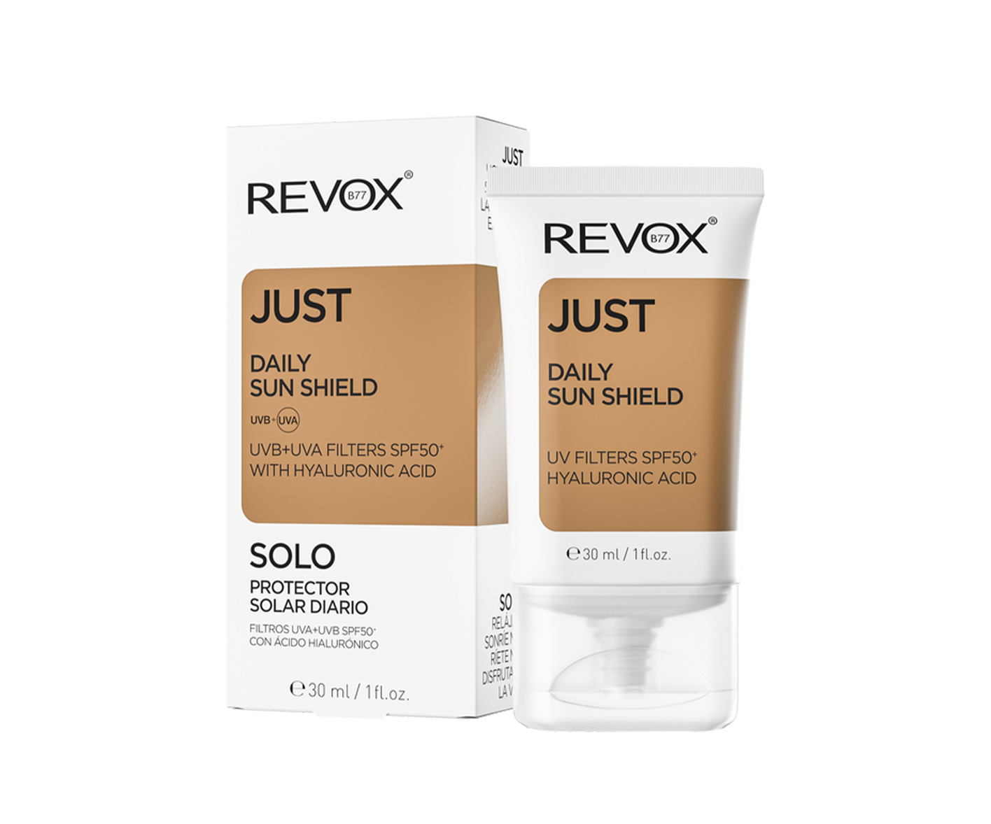 Revox, Just Daily Sun Shield SPF 50, Crema Viso SPF 50