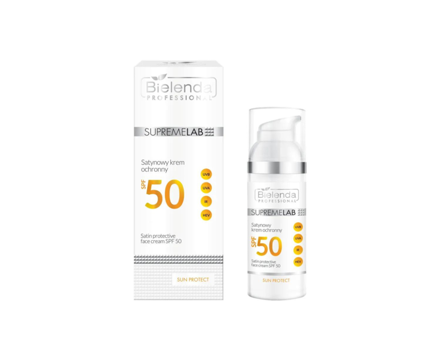 Bielenda Professional, SupremeLab, Satin Protective Face Cream SPF 50, crema viso SPF50