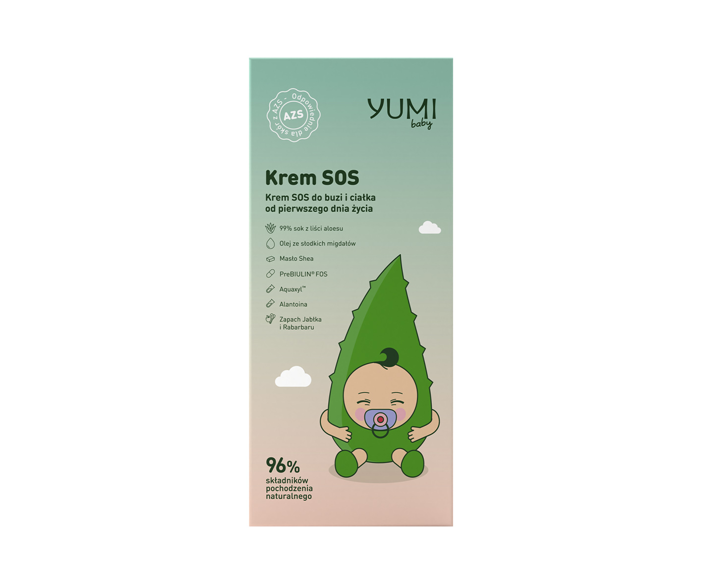 Yumi, SOS Cream, Ansikts- och kroppskräm från första dagen i livet