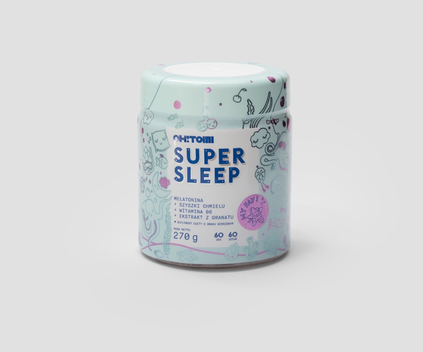 Oh!Tomi, Super Sleep, Melatonin Gummies