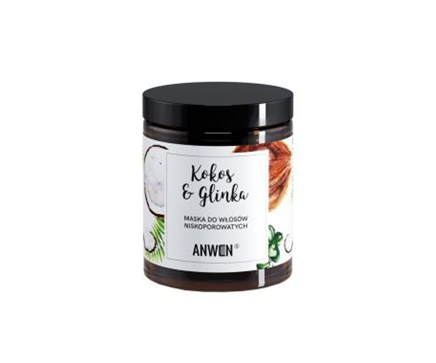 Anwen, Coconut and Clay, mask for low porosity hair