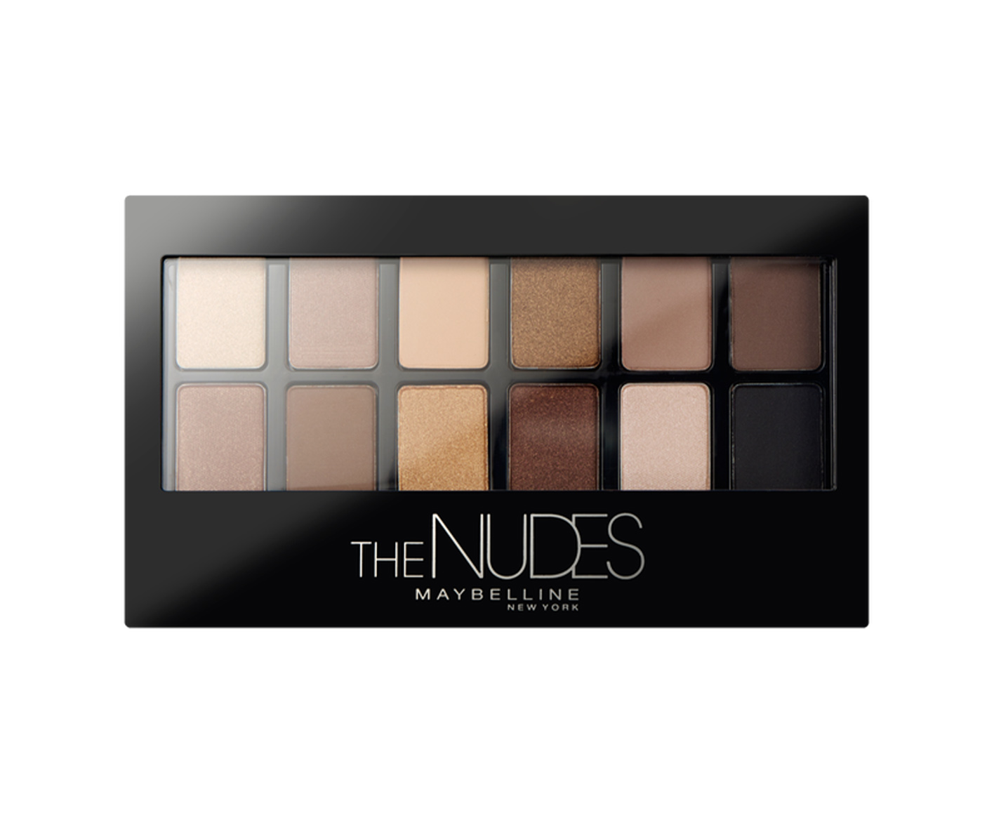 Maybelline The Nudes, paletka cieni