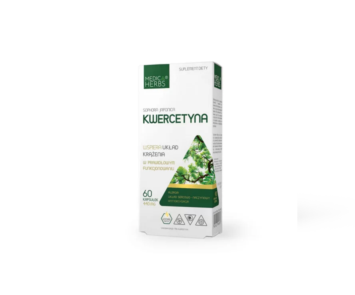 Medica Herbs, Kwercetyna, suplement diety, 60 kapsułek