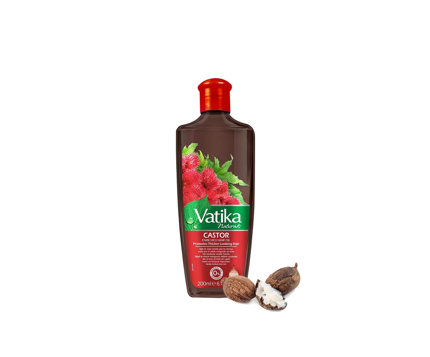 Vatika Naturals, olej rycynowy na włosy