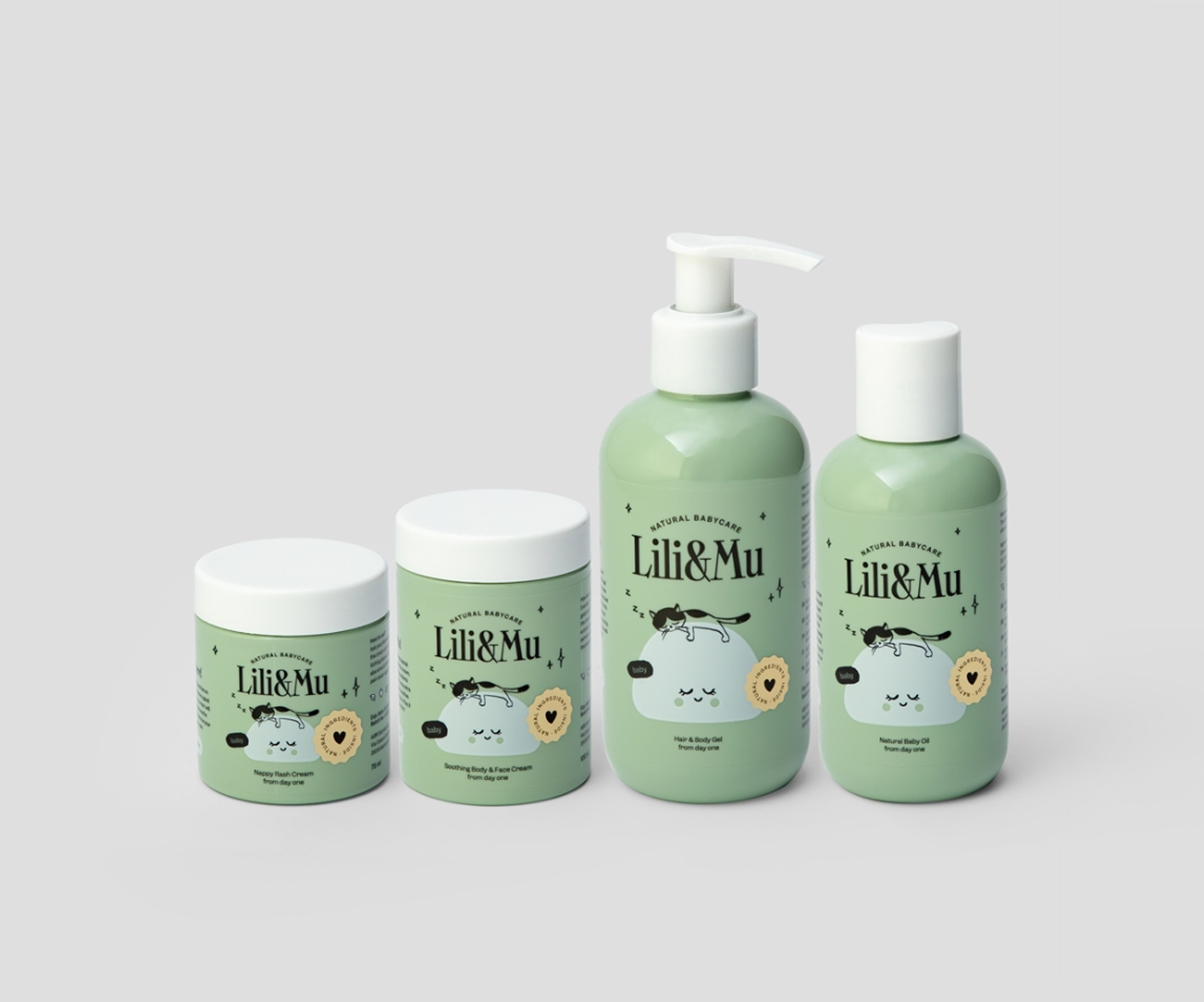 Lili&Mu, Layette für ein Neugeborenes, Babykosmetik-Set