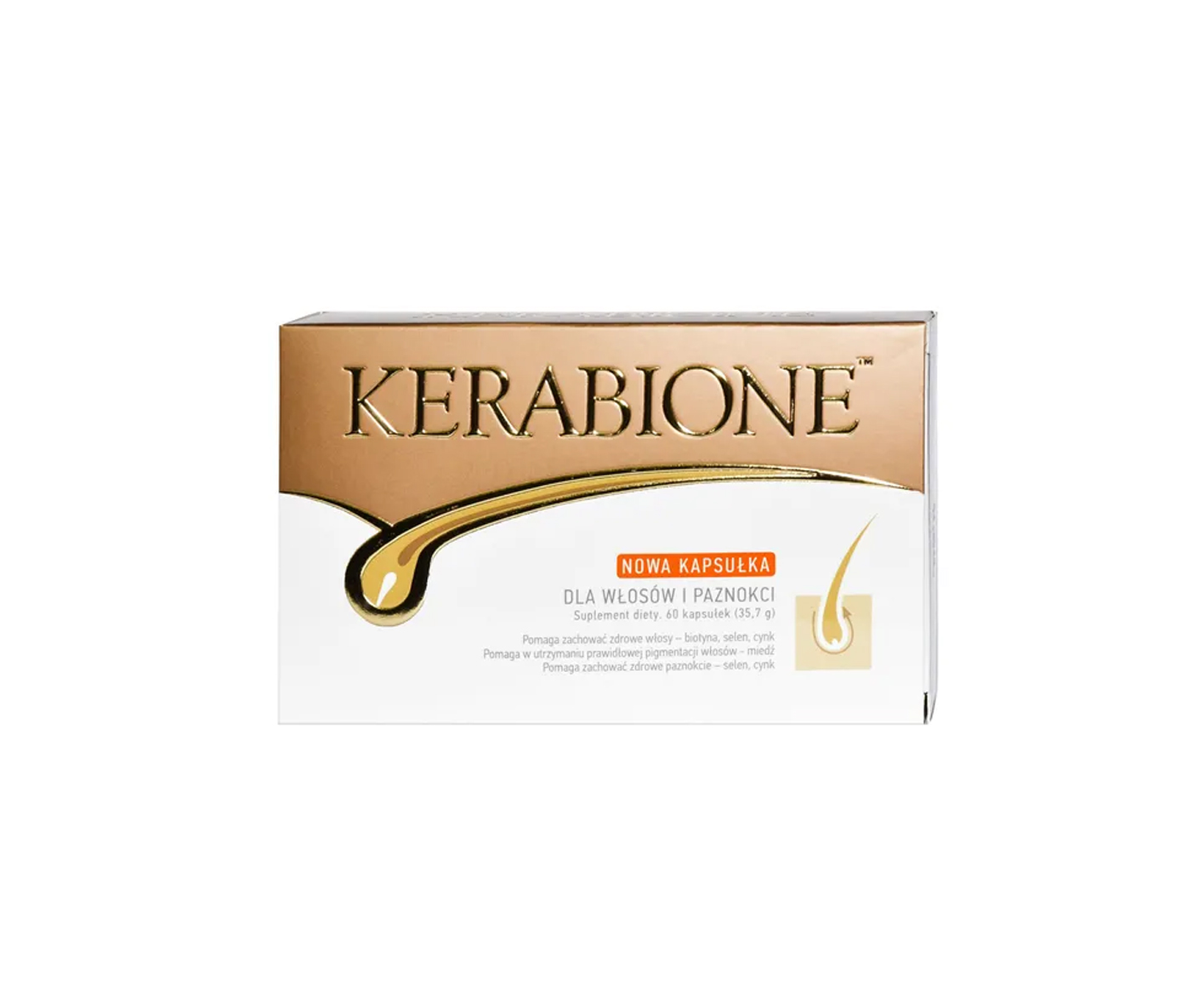 Kerabione, suplement diety z biotyną na włosy