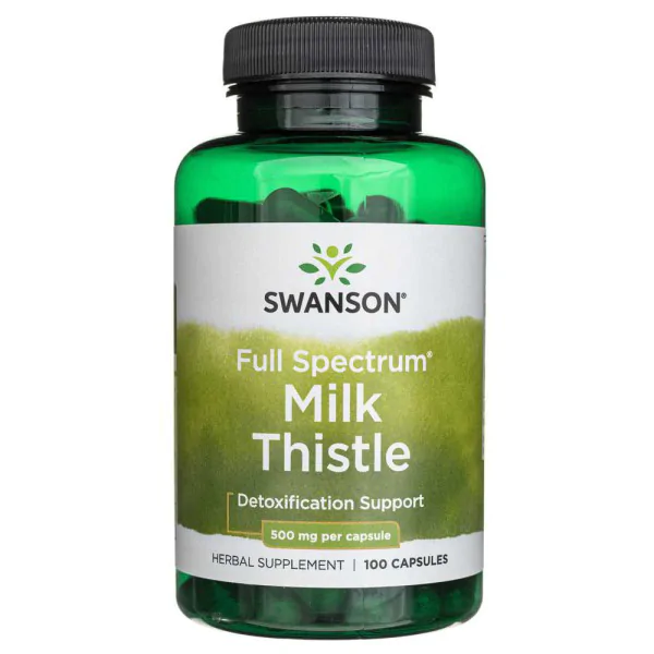 Swanson, Full Spectrum Milk Thistle, Ostropest Plamisty
